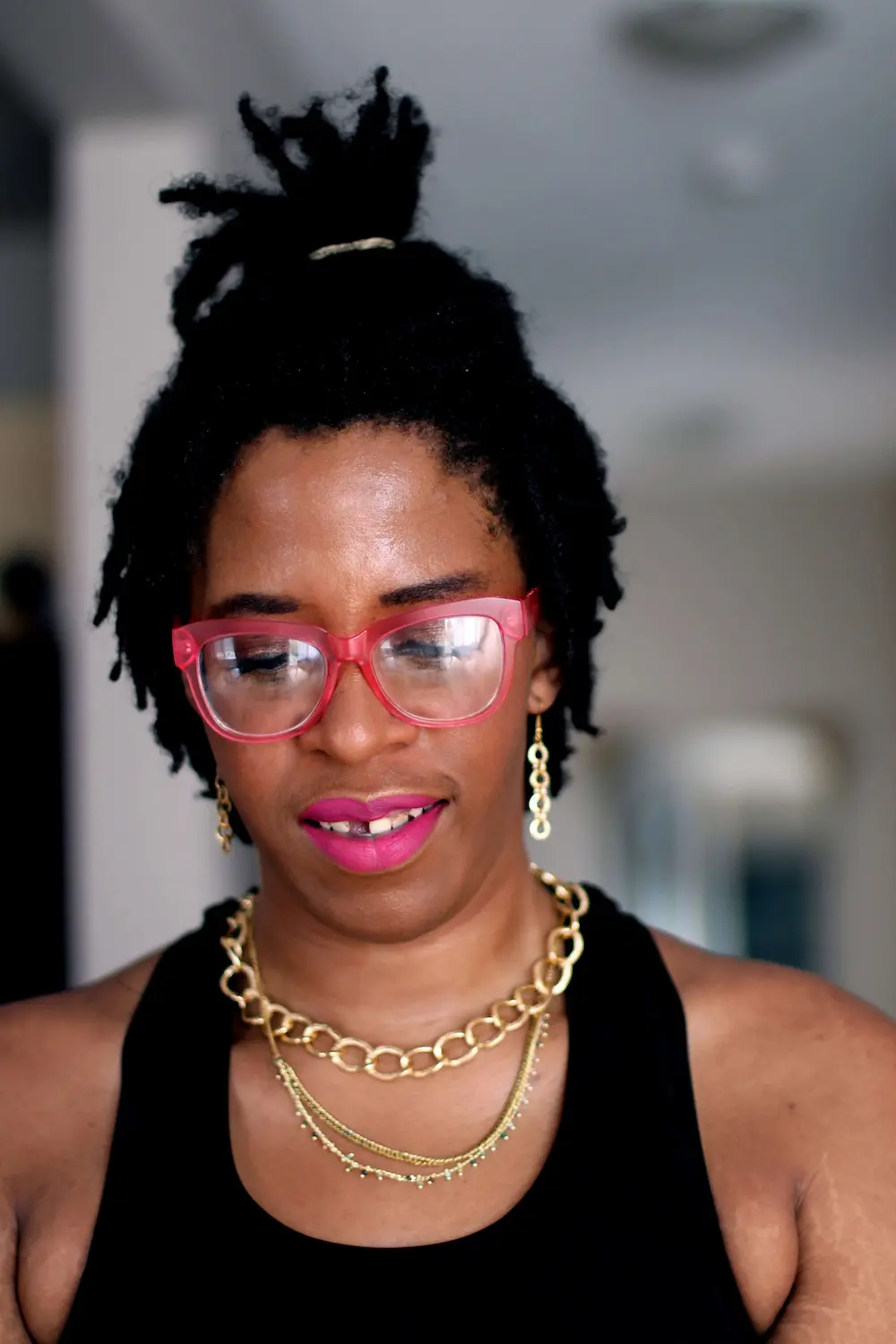 Before and after silk press